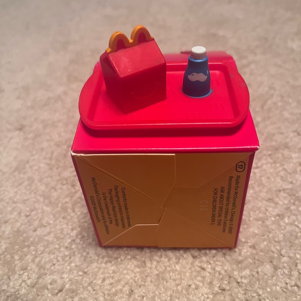 McDonald's Toy Happy meal and milk